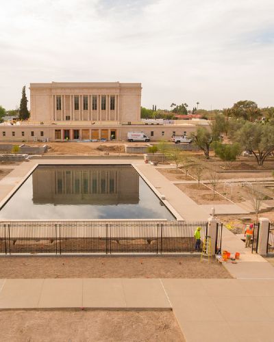 Mesa Temple renovation